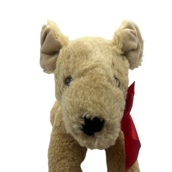 Melissa & Doug Sunny Yellow Labrador Plush Dog Toy Red Bow 11" Stuffed Animal - Picture 7 of 10